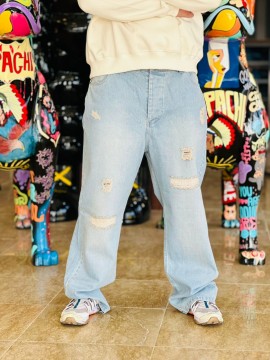 شلوار جین گشاد گنگ کد 3385